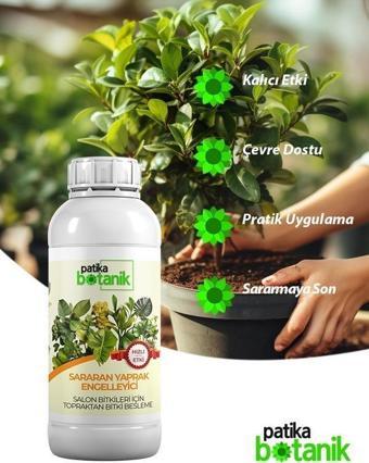500 ML Sararan Yaprak Engelleyici - Süs Bitkileri İçin - Topraktan