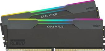 Klevv Cras V Rgb 32Gb (2X16Gb) 6400Mhz Cl32 Intel Xmp 3.0 – Amd Expo Ddr5 Heatsink Obsidian Ram