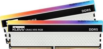 Klevv Cras Xr5 Rgb 32Gb (2X16Gb) 6200Mhz Cl32 Intel Xmp 3.0 – Amd Expo Ddr5 Heatsink Beyaz Ram