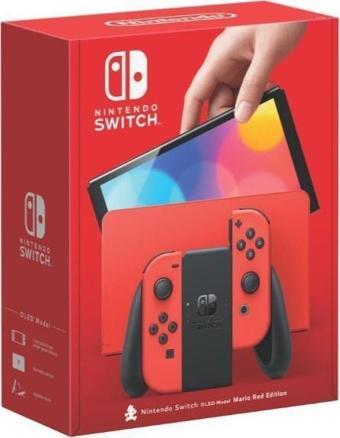 Nintendo Switch Konsol OLED Model Mario Red Edition