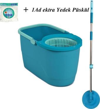 Motek Trend Mop Temizlik Kovası Microfiber Temizlik Seti+1 Yedek Püskül