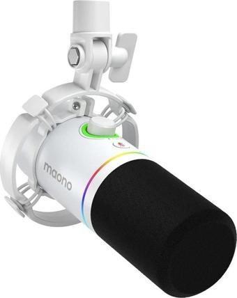 Maono PD200X USB/XLR Podcast Mikrofon (Beyaz)