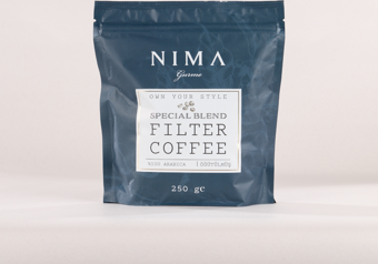 Nima Gurme Special Blend Öğütülmüş Filtre Kahve 250 gr