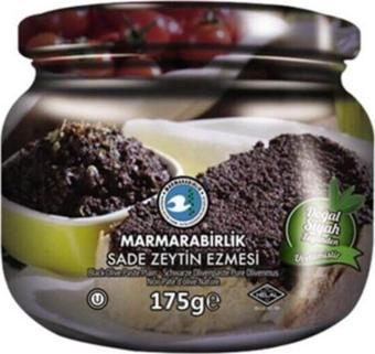 MarmaraBirlik Marmarabirlik Siyah Sade Ezme 175 Gr. Cam * 12