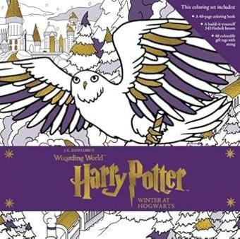 Harry Potter: Winter At Hogwarts Coloring Box Set - Insight Editions