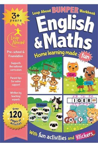 Leap Ahead Bumper Workbook: 3+ Years English & Maths - Igloo Yayınevi