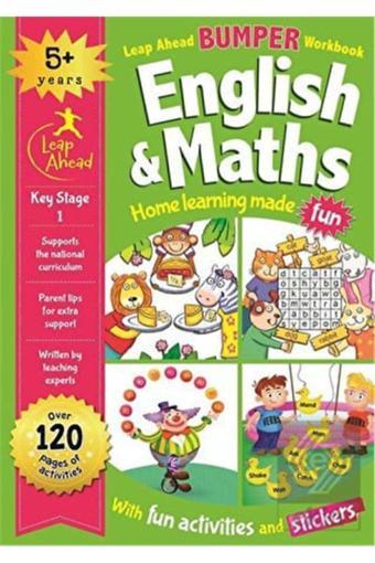 Leap Ahead Bumper Workbook: 5+ Years English & Maths - Igloo Yayınevi