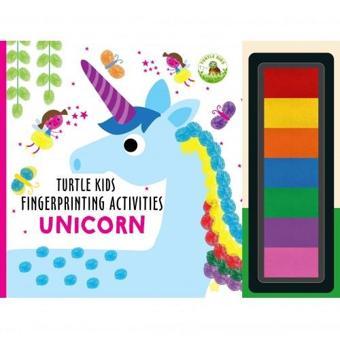 Turtle Kids Fingerprinting Activities Unicorn - TurtleKids