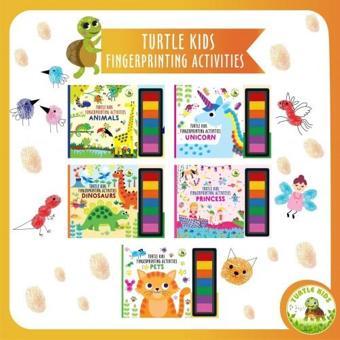 Turtle Kids Fingerprinting Activities Serisi 5'li - TurtleKids