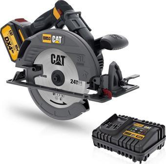 CAT DX53 18Volt 4.0Ah 185mm Kömürsüz Profesyonel Daire Testere