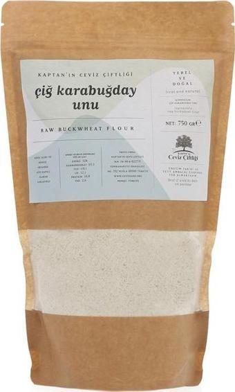 Çiğ Karabuğday Unu Yerli ve Glütensiz (750 G)