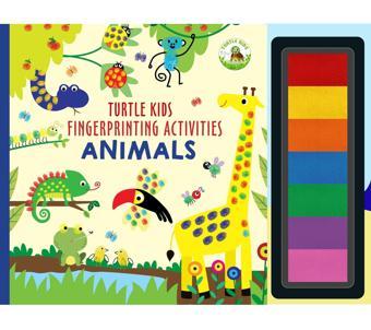 Turtle Kids Fingerprinting Activities Animals - TurtleKids