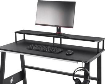 Stepgamer Ergonomik Metal Monitör Yükseltici - Şık Ve Dayanıklı Masaüstü Standı Monitör Standı 137X20X14