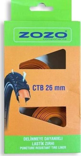 Zozo Ctb 26MM Delinmeye Dayanıklı Şehir Bisiklet Lastik Zırhı