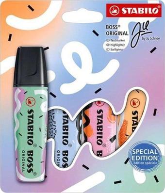 Stabilo Boss Fosforlu Kalem Seti 4'lü By Ju Schnee