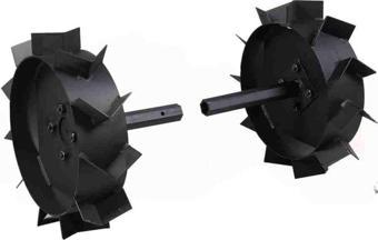 Bolat AK 1301 Ø28cm 3x10" 105mm Çapa Makinesi Pro Demir Tekerlek Takımı