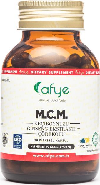 Afye M.C.M 90 Kapsül (Çicek Balı,Keçi Boynuzu Özü, Ginseng ve Çörekotu)