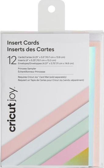 Cricut 2007259 JOY INSERT KARTI 12Lİ PAKET 10.8X14CM PRINCESS