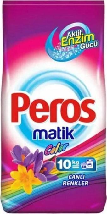 Peros Matik 10 Kg Sık Yıkananlar Mor-Yıldız Çiçeği