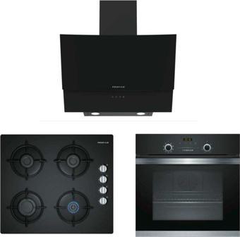 Profilo Prestij Black Set (Frma325S Fırın+Oo36P6B10 Ocak+Dve6G560 Davlumbaz)