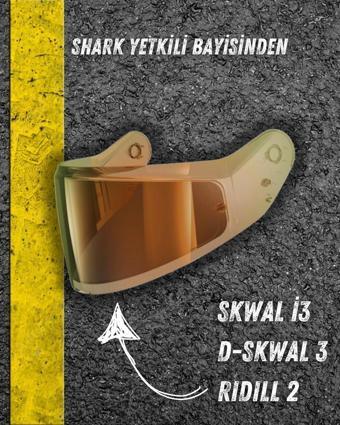 Shark Skwal İ3 /D-Skwal3 / Rıdıll 2 Kask Camı Metal Vz40045