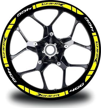 Bajaj Dominar 400 Dış Jant Şeridi Motosiklet Sticker Etiket Modeli