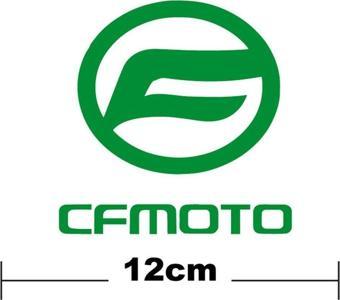 Cf Moto Logo Yazı Sticker Etiket Tek Renk