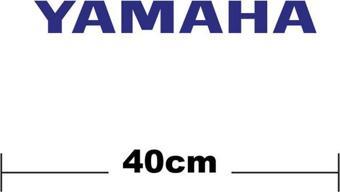 Yamaha Logo Yazı Sticker Etiket Tek Renk