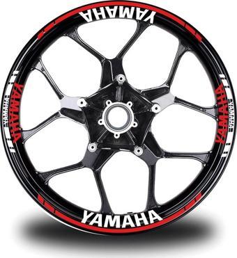 Yamaha Xmax 2 Kesikli Kırmızı Renk Sticker Modeli Jant Dahil