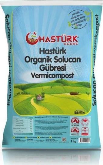 1 KG Katı Solucan Gübresi - Ruhsatlı, Hologramlı Ambalaj