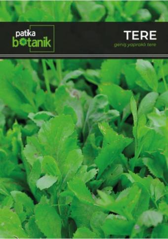Patika Botanik Geniş Yapraklı Tere Tohumu 5000 Adet Tohum 10 Gr