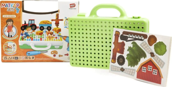 Birlik Oyuncak 3D Stem Eğitici Matkap Seti Çiftlik Hayvanları