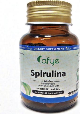 Afye Spirulina (plant plankton) 60 kapsül