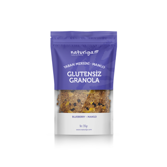 Naturiga Blueberry Mango Glutensiz-Vegan Granola 250 ml