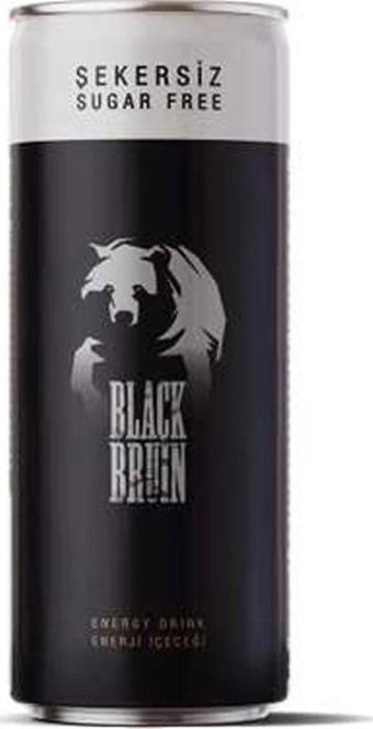 Black Bruin Şekersiz 250 Ml 24 Adet