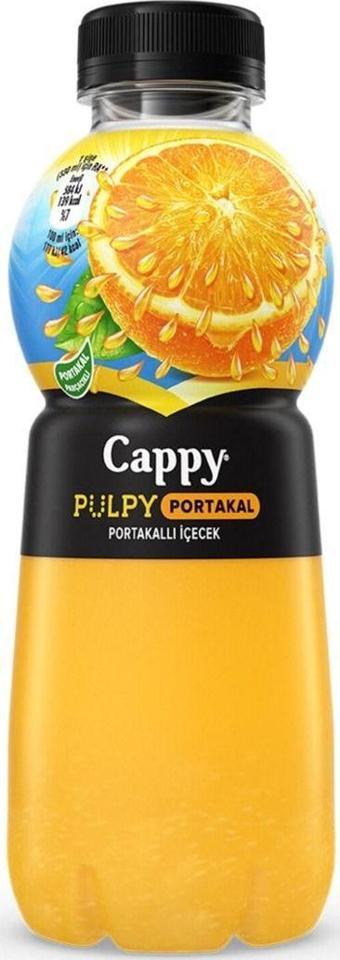 Cappy Pulpy Portakal Parçacıklı Meyve Suyu 330 Ml 24 Adet(Pet)