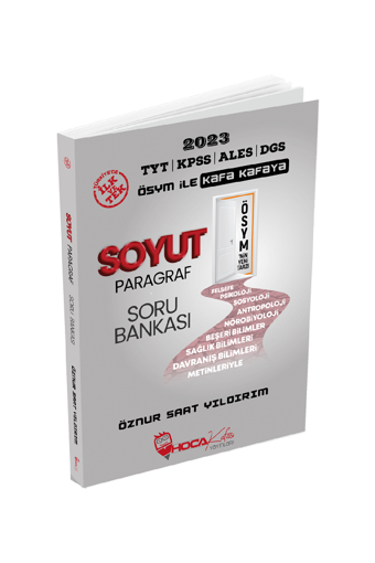 Hoca Kafası Yayınları KPSS TYT AYT ALES DGS EKPSS Soyut Paragraf Soru Bankası - Hoca Kafası Yayınları
