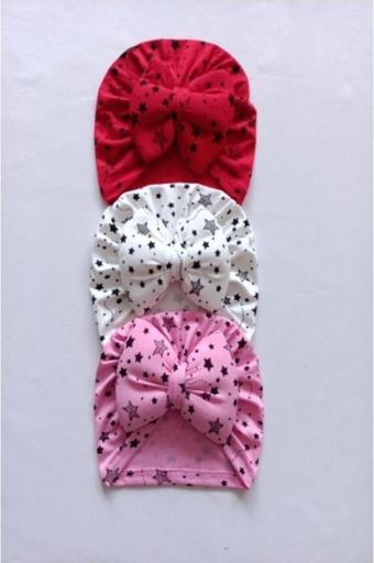 Extra Çarşı Kurdelalı Bebek Bone Bandana Seti