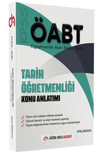 Dijital Hoca 2023 ÖABT Tarih Öğretmenliği Konu Anlatımı- Aytaç Bozkuyu - Dijital Hoca