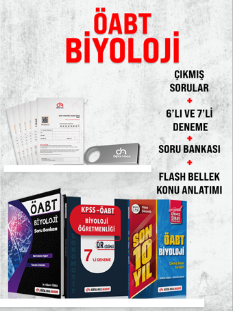 Dijital Hoca Akademi ÖABT Biyoloji Muhteşem Beşli Set - Dijital Hoca Akademi