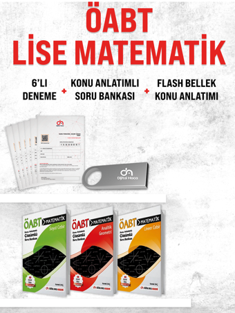 Dijital Hoca Akademi ÖABT Lise Matematik Öğretmenliği Muhteşem Beşli Set - Dijital Hoca Akademi