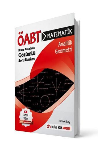 Dijital Hoca Akademi 2022 Öabt Matematik Öğretmenliği Analitik Geometri Konu Anlatımlı Soru Bankası - Dijital Hoca