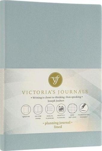 Victorias Journals Smyth Esnek Kapak Planlayıcı Defter Mavi