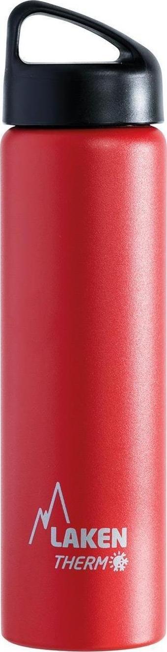Laken Çelik 18/8 Classic Termos Şişe 1L - Kırmızı LKTA10R