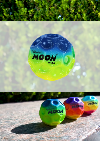 Waboba Rainbow Moon Ball Top Mavi Yeşil Sarı