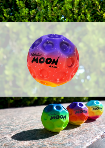 Waboba Rainbow Moon Ball Top Mor Kırmızı Sarı