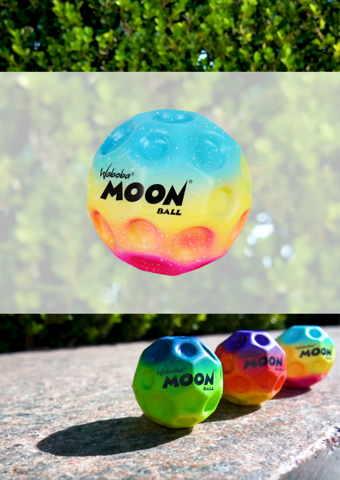 Waboba Rainbow Moon Ball Top Pembe Sarı Mavi