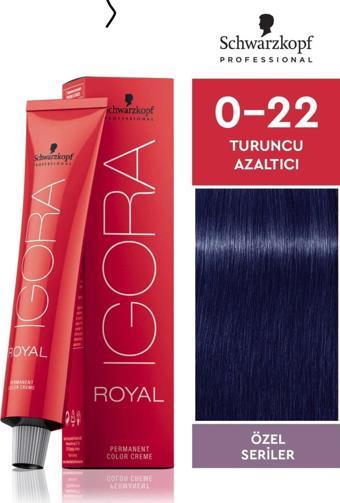 Schwarzkopf Royal Özel Seriler 0-22 Turuncu Azaltıcı Saç Boyası 60Ml