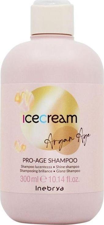 Inebrya Argan Age Pro-Age Argan Yağlı Aşırı Kurumuş Saçlar İçin Parlaklık Şampuanı 300 Ml-
