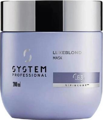 System Professional Luxeblond Maskesi 200Ml